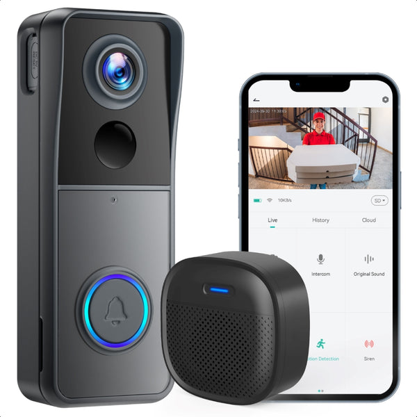 EUKI J9 1080P wireless Video Doorbell with chime